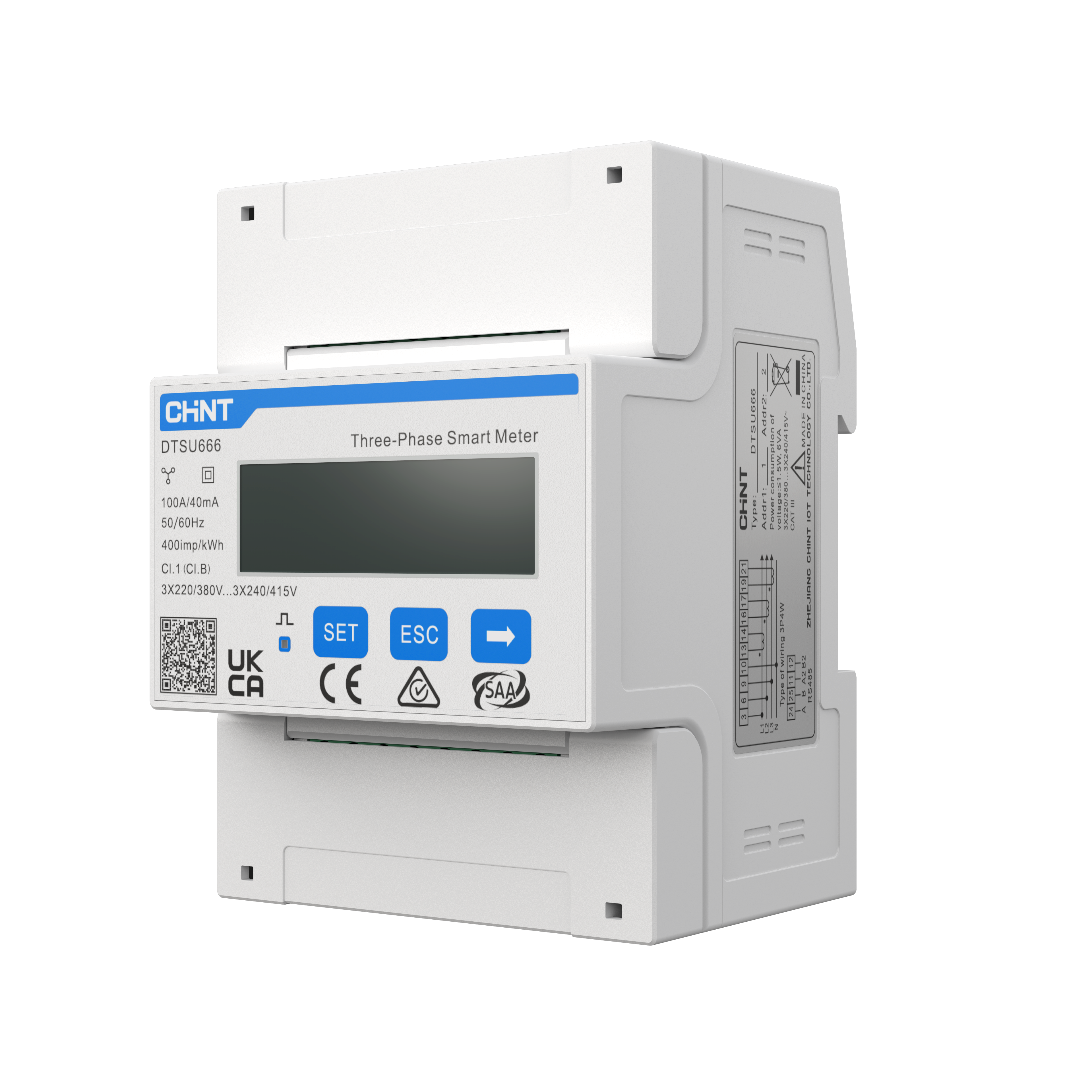 DT/SSU666 Series three-phase electronic energy meter (35mm DIN rail)